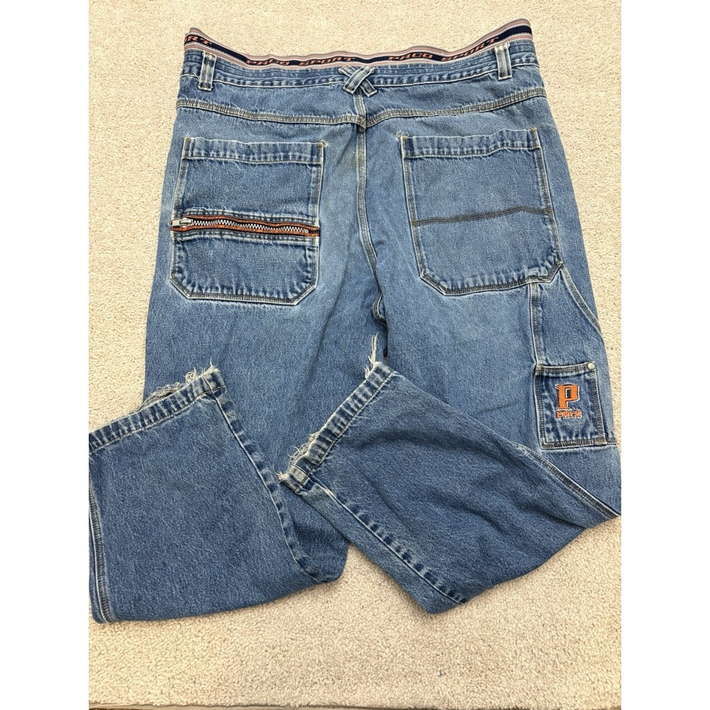 VTG Y2K Paco Sports Jeans Skater Baggy Grunge Size 48W 30L